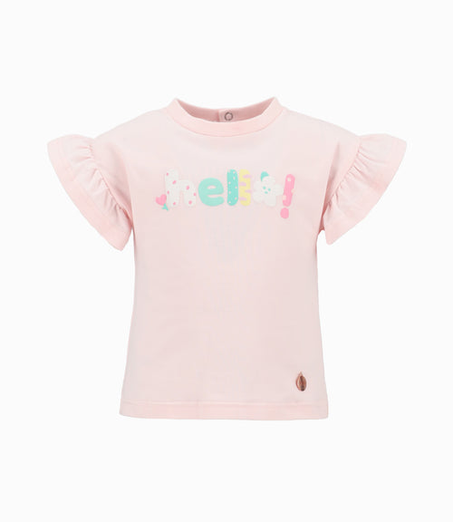 Polera Bebé Niña Con Vuelos 6 meses / Rosado