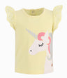Polera Bebé Niña Con Vuelos Vainilla