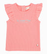 Polera Bebé Niña Con Vuelos Rosado