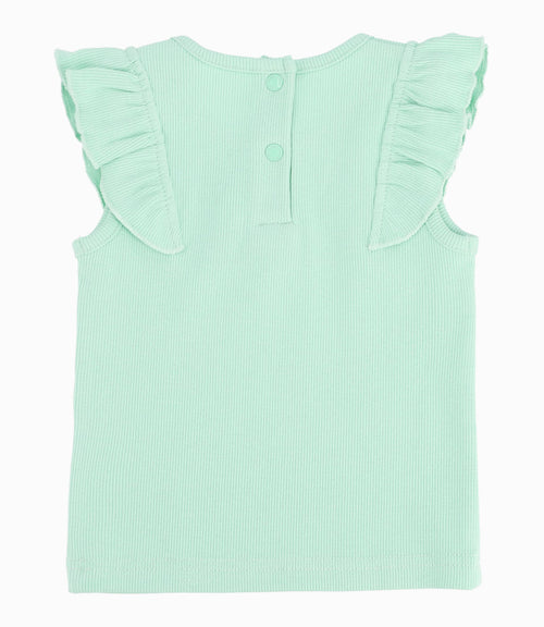 Polera Bebé Niña Con Vuelos Menta 3 meses / Menta