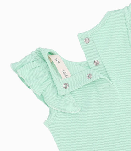 Polera Bebé Niña Con Vuelos Menta 3 meses / Menta