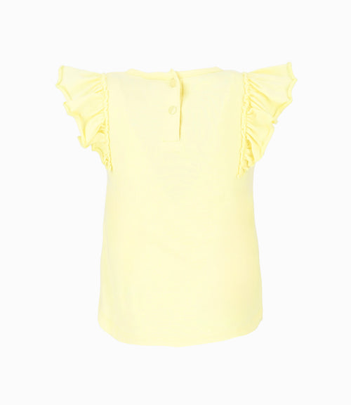 Polera Bebé Niña Con Vuelos 6 meses / Amarillo