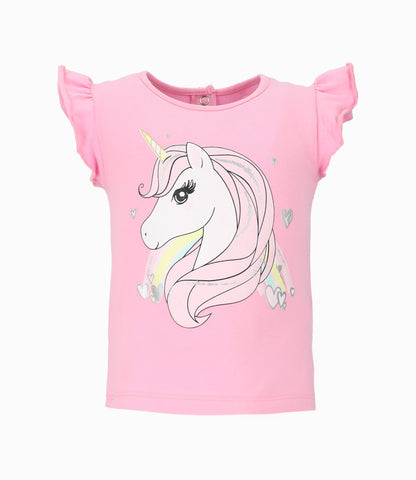 Polera bebé niña con unicornio