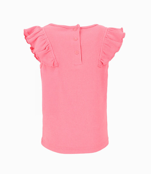 Polera bebe nina con vuelos Limonada