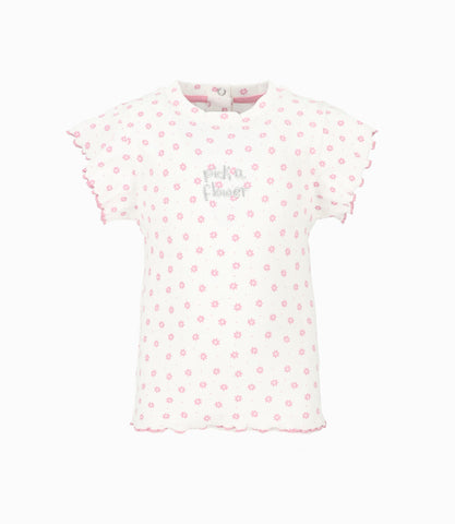 Polera bebé niña con flores