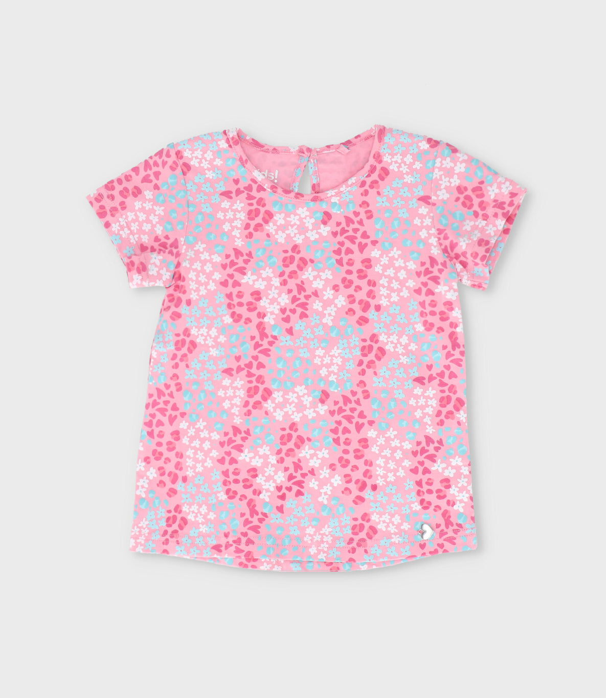 Polera bebé niña con print 6 meses / Rosado