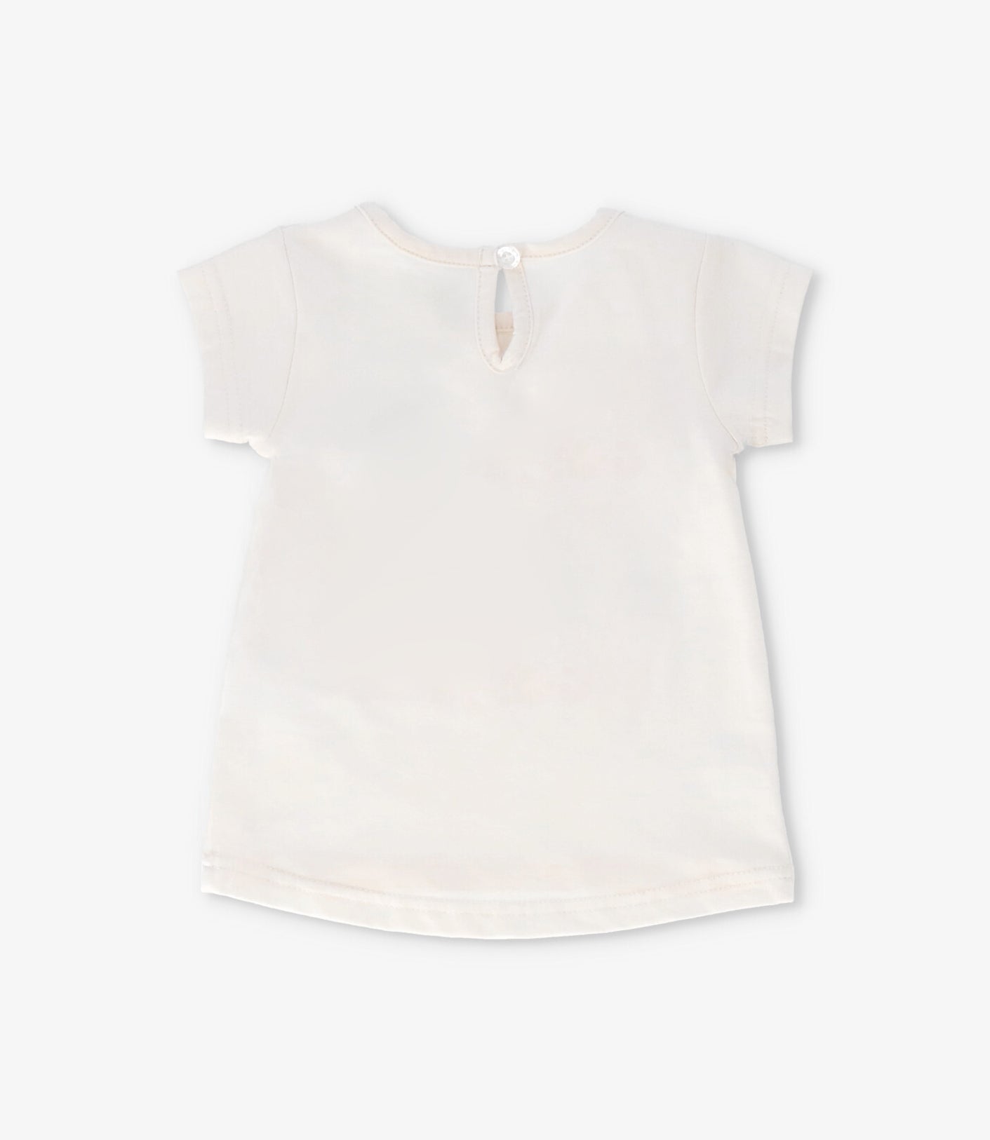 Polera bebé niña beach days 6 meses / Crudo