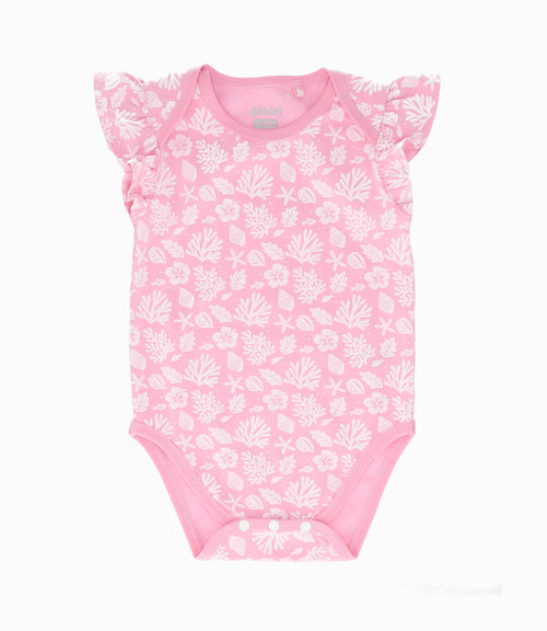 Body bebé niña con estampado 3 meses / Rosado