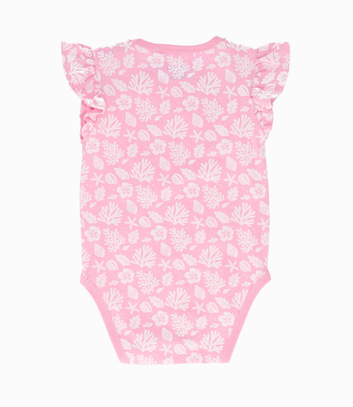 Body bebé niña con estampado 3 meses / Rosado