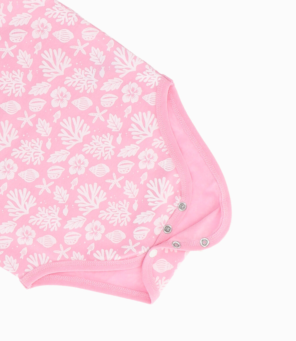 Body bebé niña con estampado 3 meses / Rosado