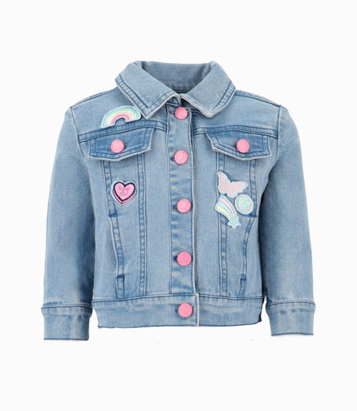 Chaqueta bebé niña con estampado