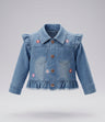 Chaqueta bebé niña denim vuelos