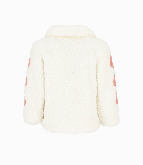 [NO PUBLICAR - GUARDADO] Chaqueta Bebé Niña Flores 6 meses / Blanco