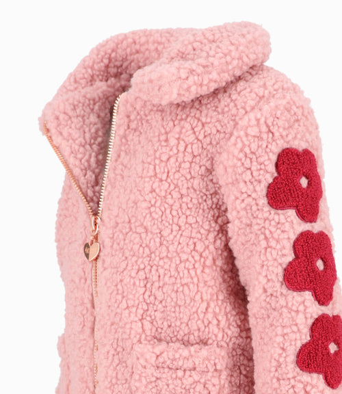 [NO PUBLICAR - GUARDADO] Chaqueta Bebé Niña Flores 6 meses / Morado