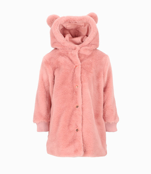 Chaqueta bebé niña con corazones 6 meses / Rosado