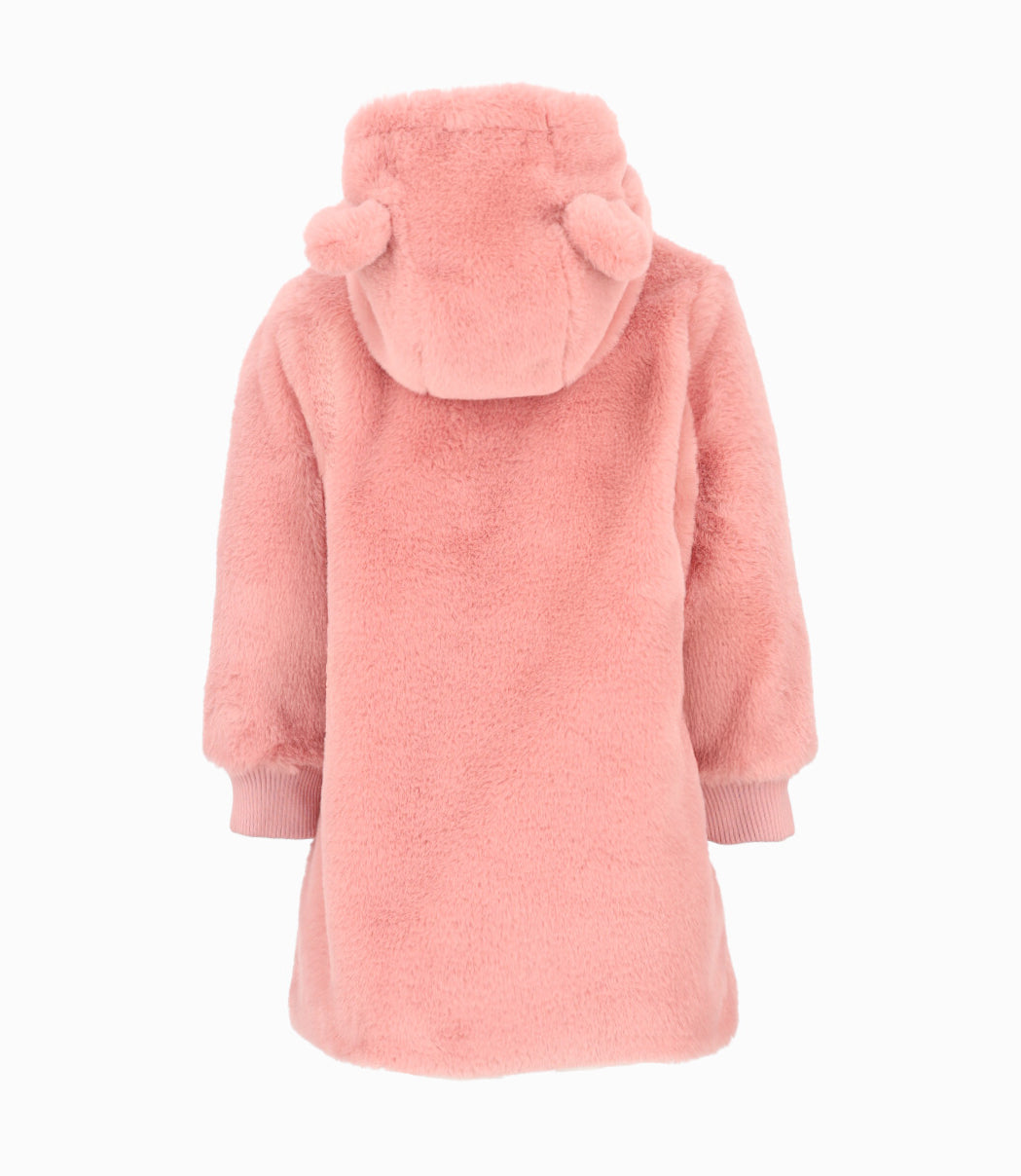 Chaqueta bebé niña con corazones 6 meses / Rosado