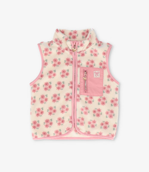 Chaqueta bebé niña sin mangas