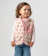 Chaqueta bebé niña sin mangas