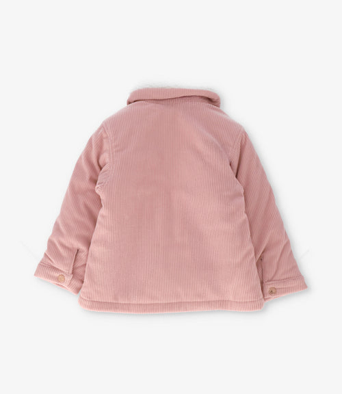 Chaqueta bebé niña con flores 6 meses / Rosado