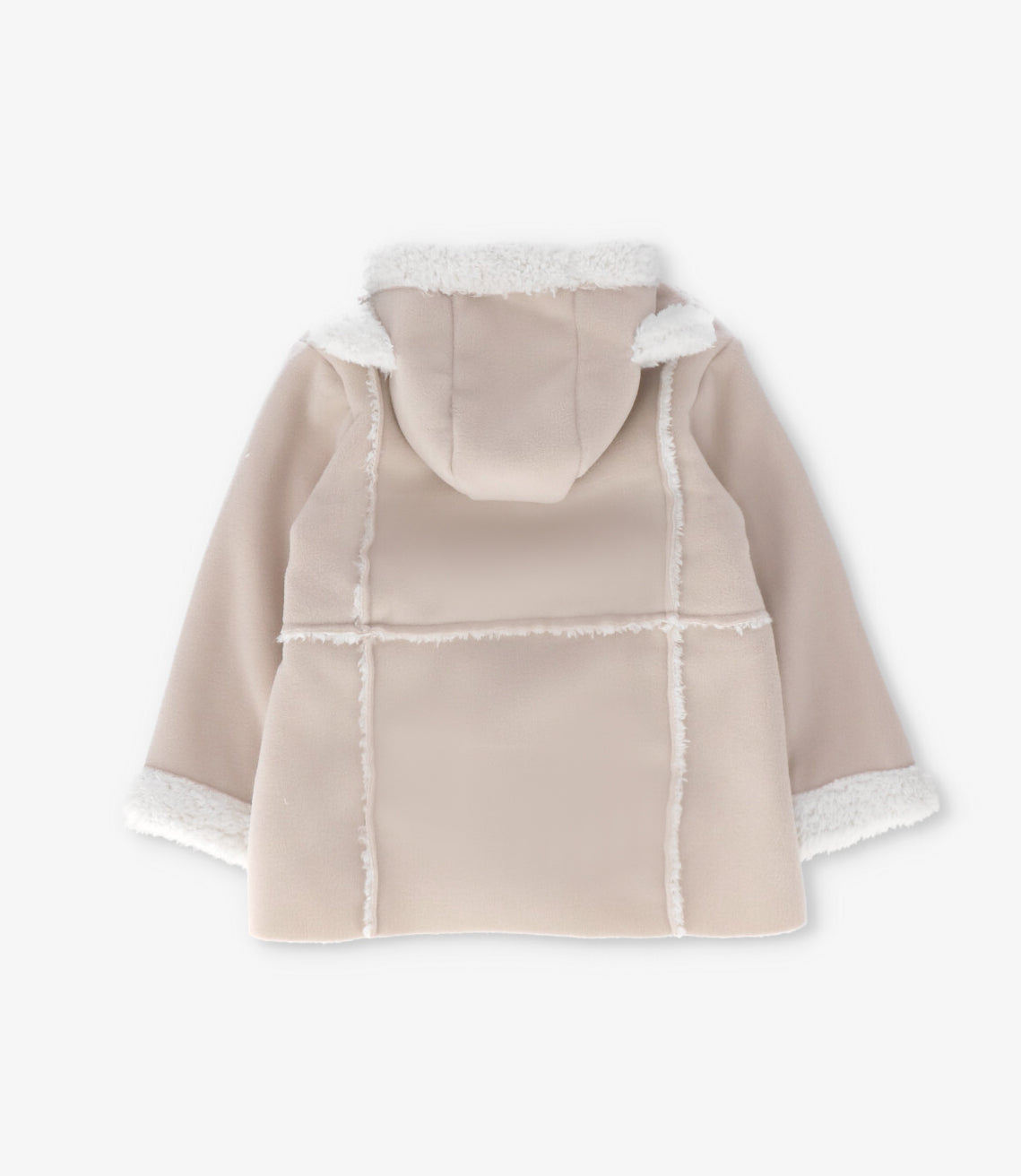 Chaqueta bebé niña gamulán 6 meses / Crudo