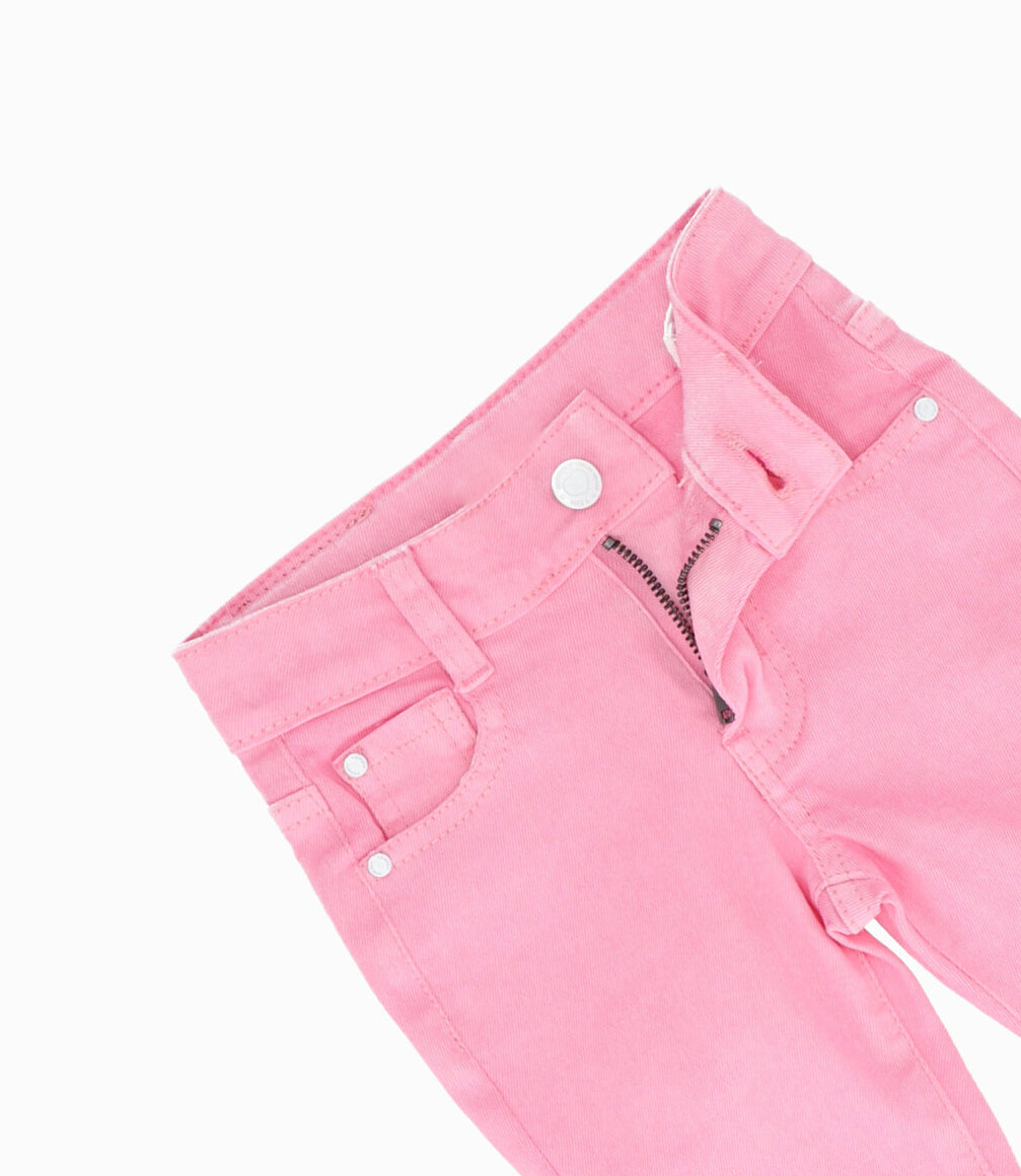 Jeans bebé niña liso 6 meses / Rosado