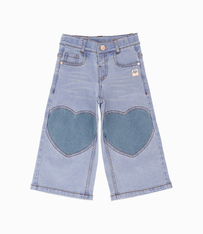 Jeans bebé niña con corazón