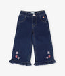 Jeans bebé niña con flores