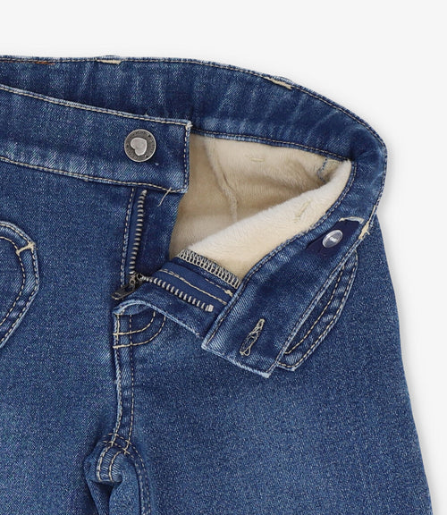 Jeans bebé niña con forro interno
