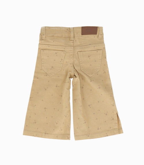 [NO PUBLICAR - GUARDADO] Pantalón Bebé Niña Con Flores 6 meses / Beige