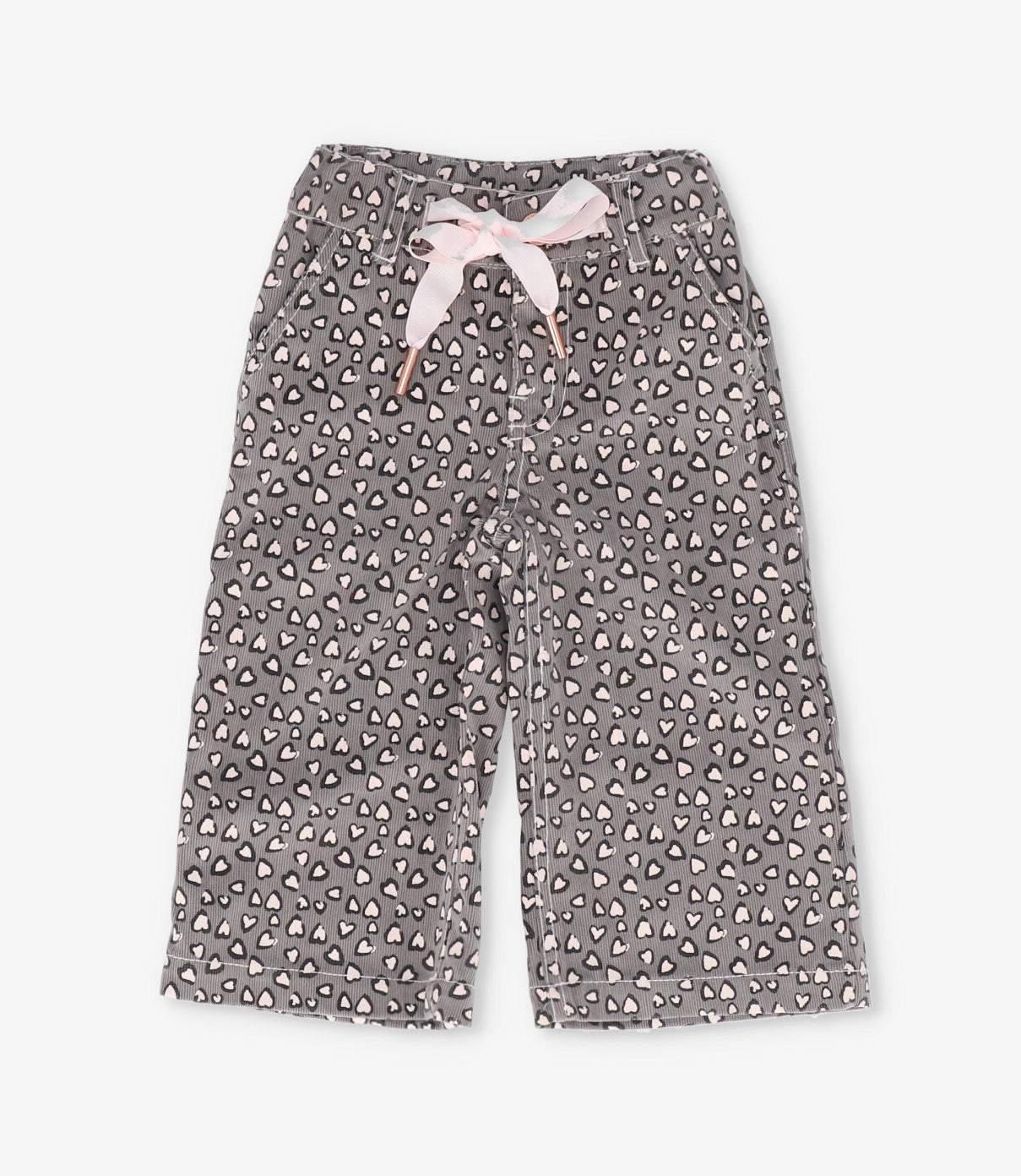 Pantalón bebé niña animal print 6 meses / Gris