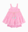 Vestido Bebé Niña Con Diseño Rosado