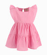 Vestido Bebé Niña Con Vuelos Rosado