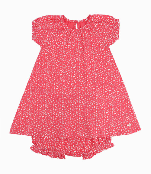 Vestido Bebé Niña Con Diseño Coral 3 meses / Coral