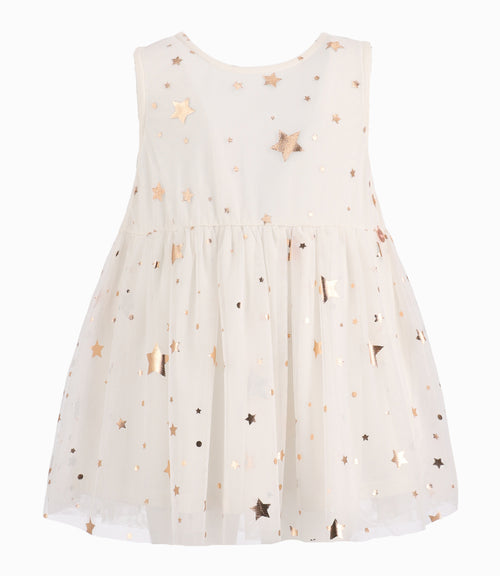 Vestido Bebé Niña Con Tull Blanco 3 meses / Blanco