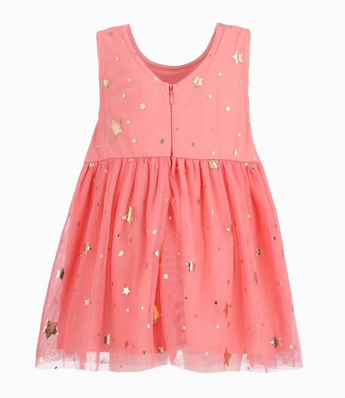 Vestido Bebé Niña Con Tull Rosado 3 meses / Rosado