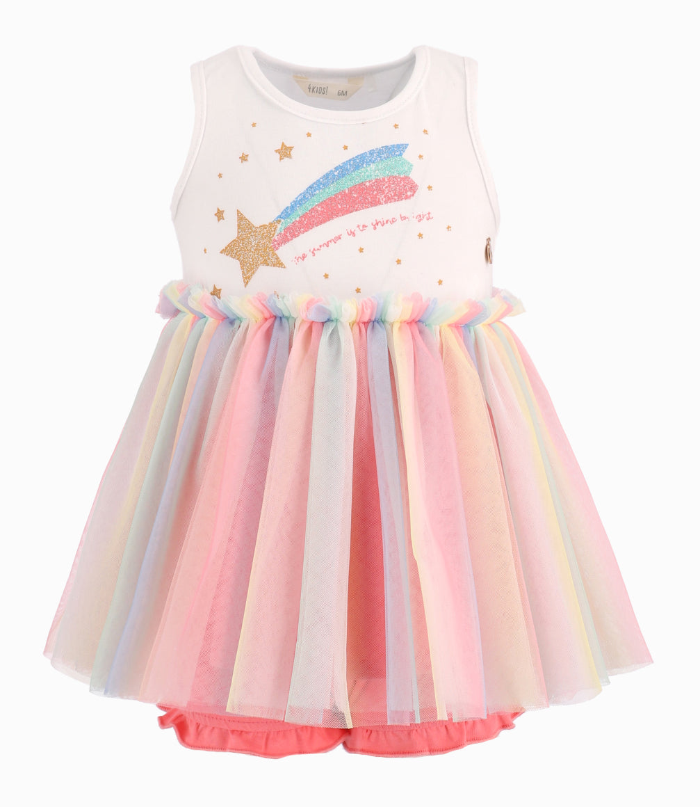 Vestido Bebé Niña Estrella Fugaz Menta 3 meses / Menta