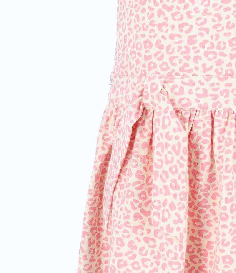 Vestido bebé niña con estampado 6 meses / Rosado