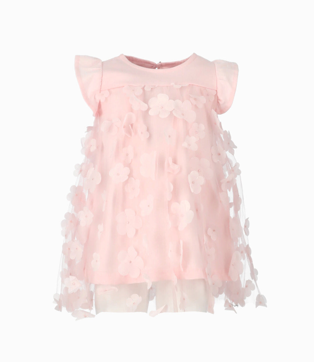 Vestido bebé niña con flores