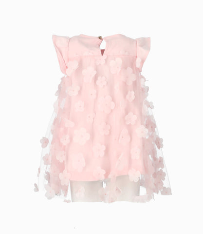 Vestido bebé niña con flores