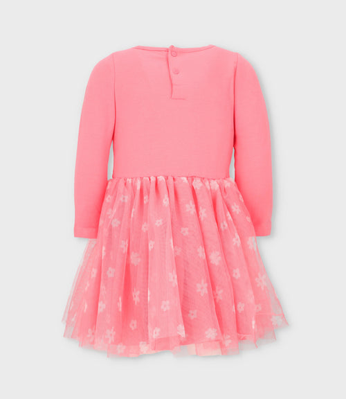 Vestido bebé niña con tul