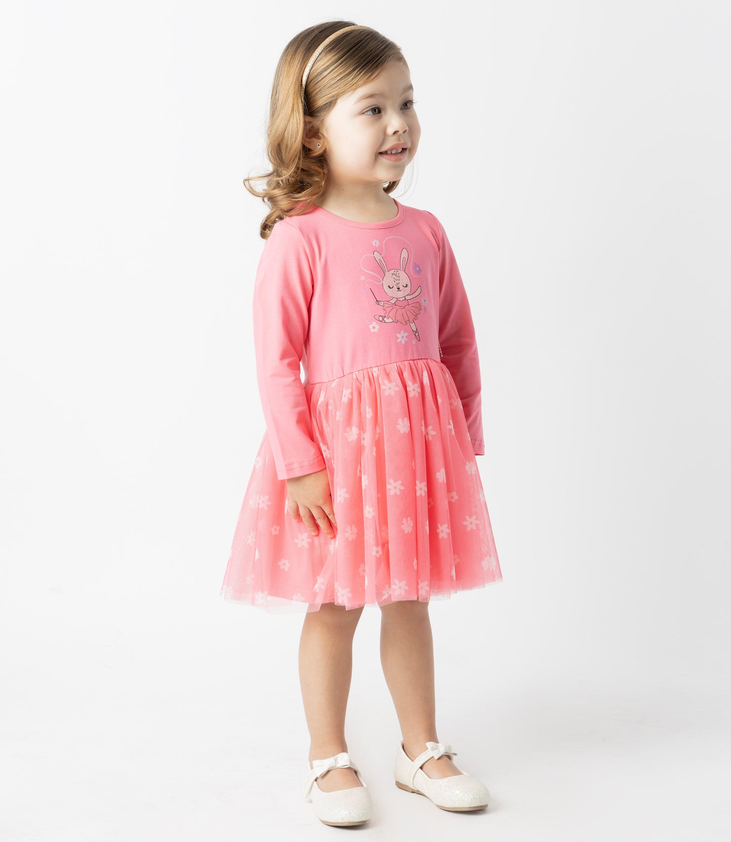 Vestido bebé niña con tul