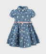 Vestido bebé niña denim