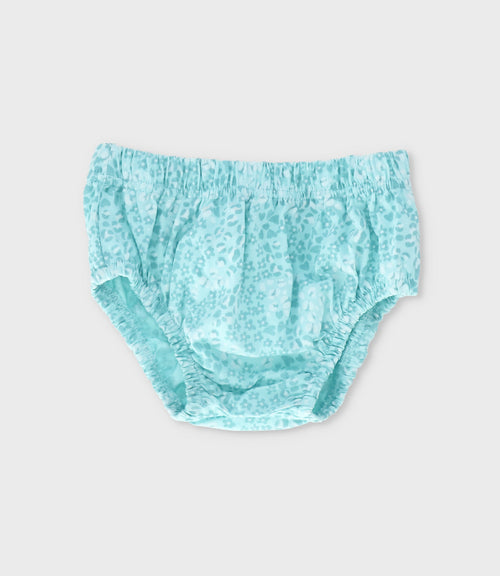 Vestido bebé niña con vuelos 6 meses / Menta