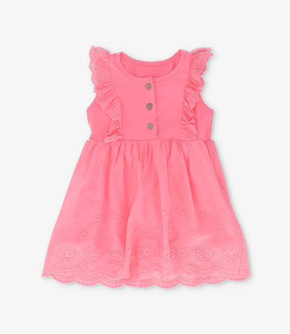 Vestido bebé niña con vuelos