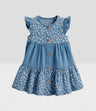 Vestido bebé niña con vuelos