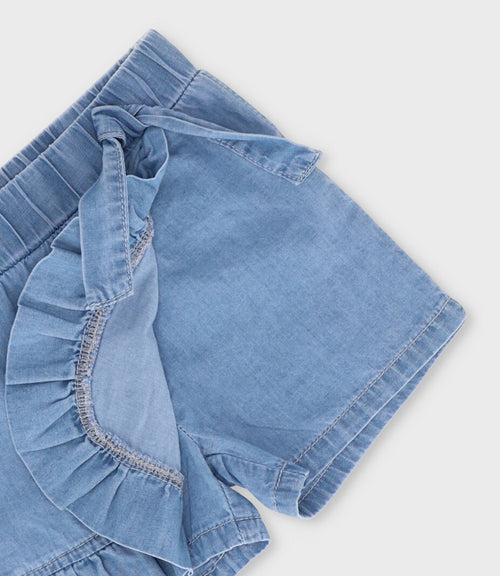 Short bebé niña falda short 6 meses / Celeste