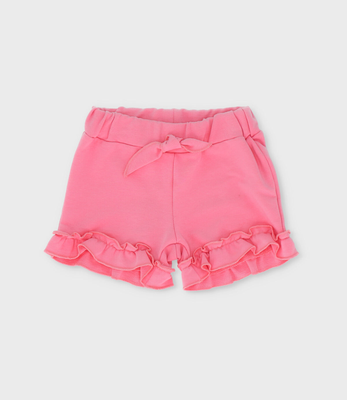 Short bebé niña con vuelos 6 meses / Fucsia