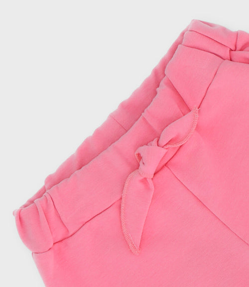 Short bebé niña con vuelos 6 meses / Fucsia