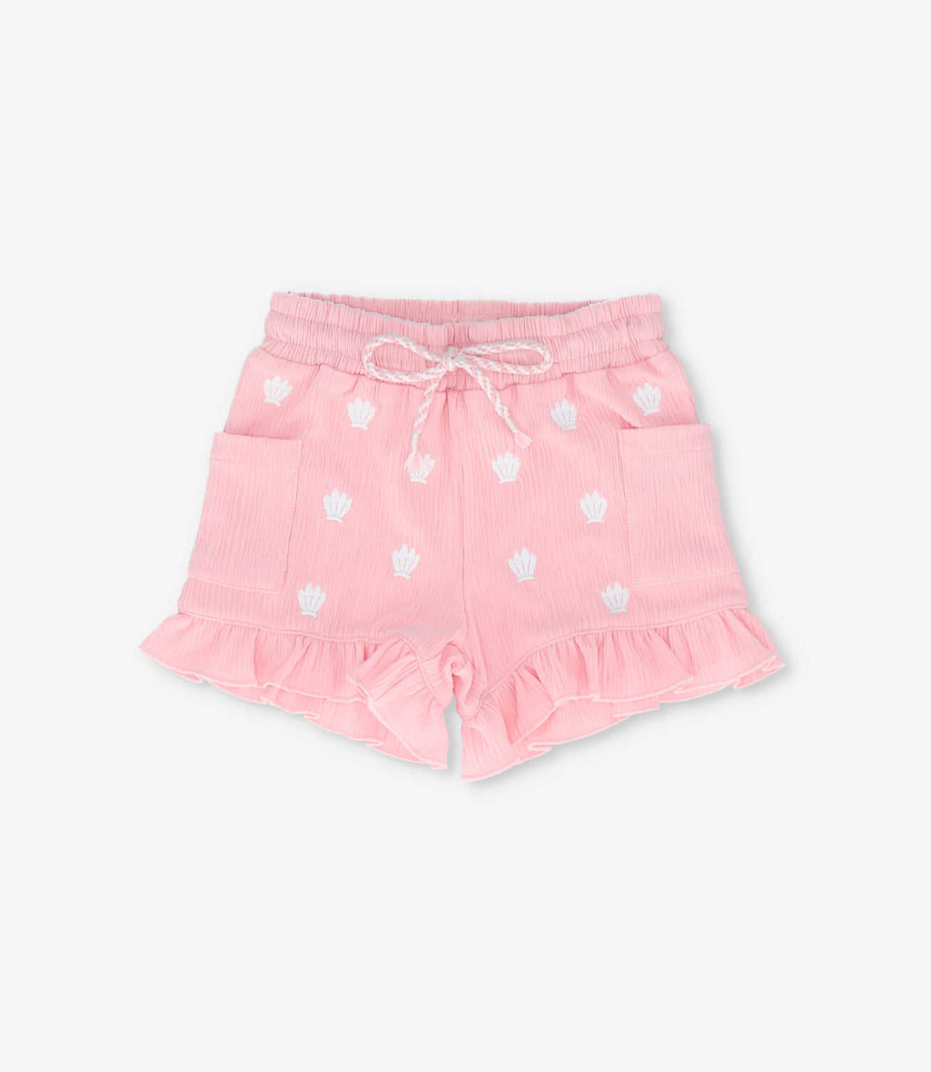 Short bebé niña con vuelos 6 meses / Rosado
