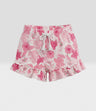 Short bebé niña con flores